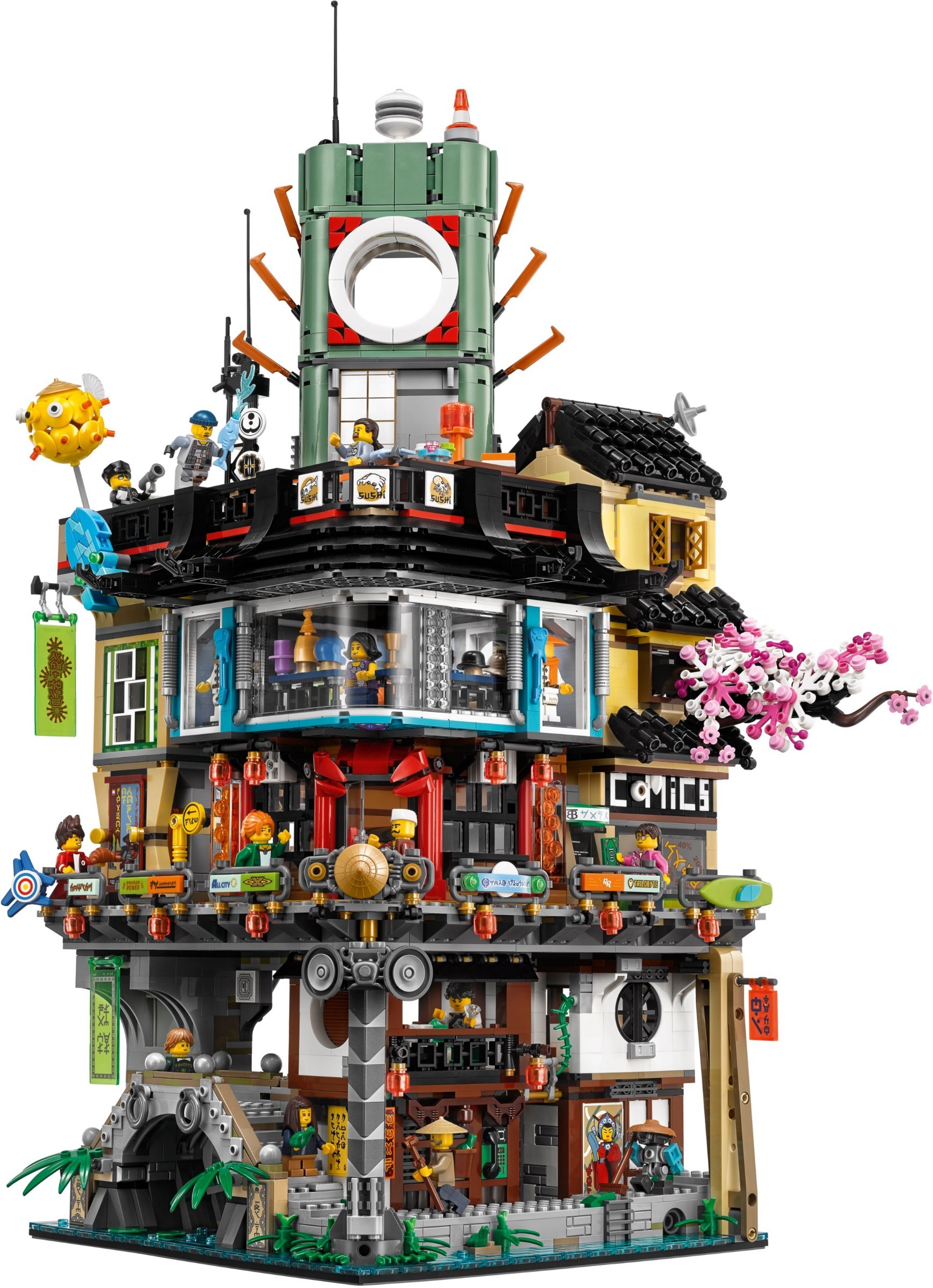 Конструктор Lego NINJAGO City 70620. Обзоры, инструкции, ссылки: Lego  NINJAGO City 70620