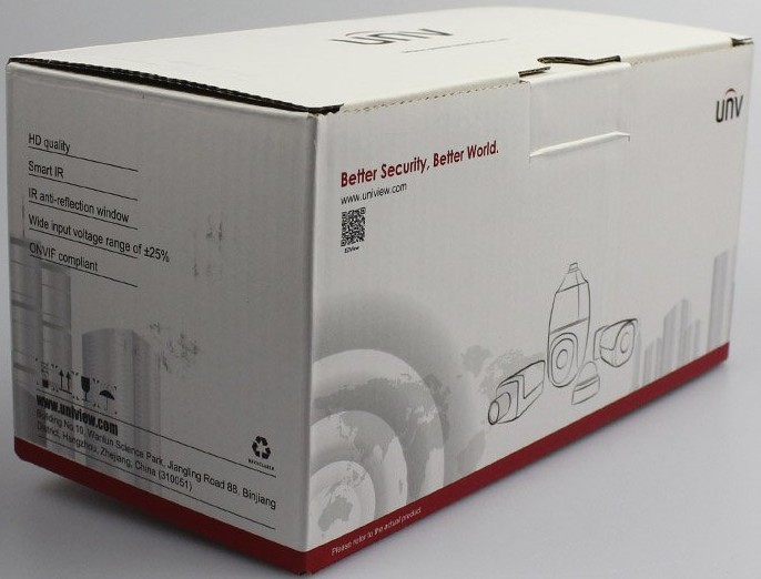 Wi-Fi камера Uniview IPC2122LR3-PF40-A