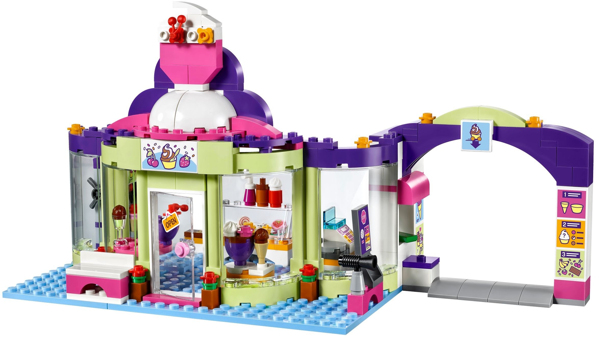 lego friends frozen yogurt shop