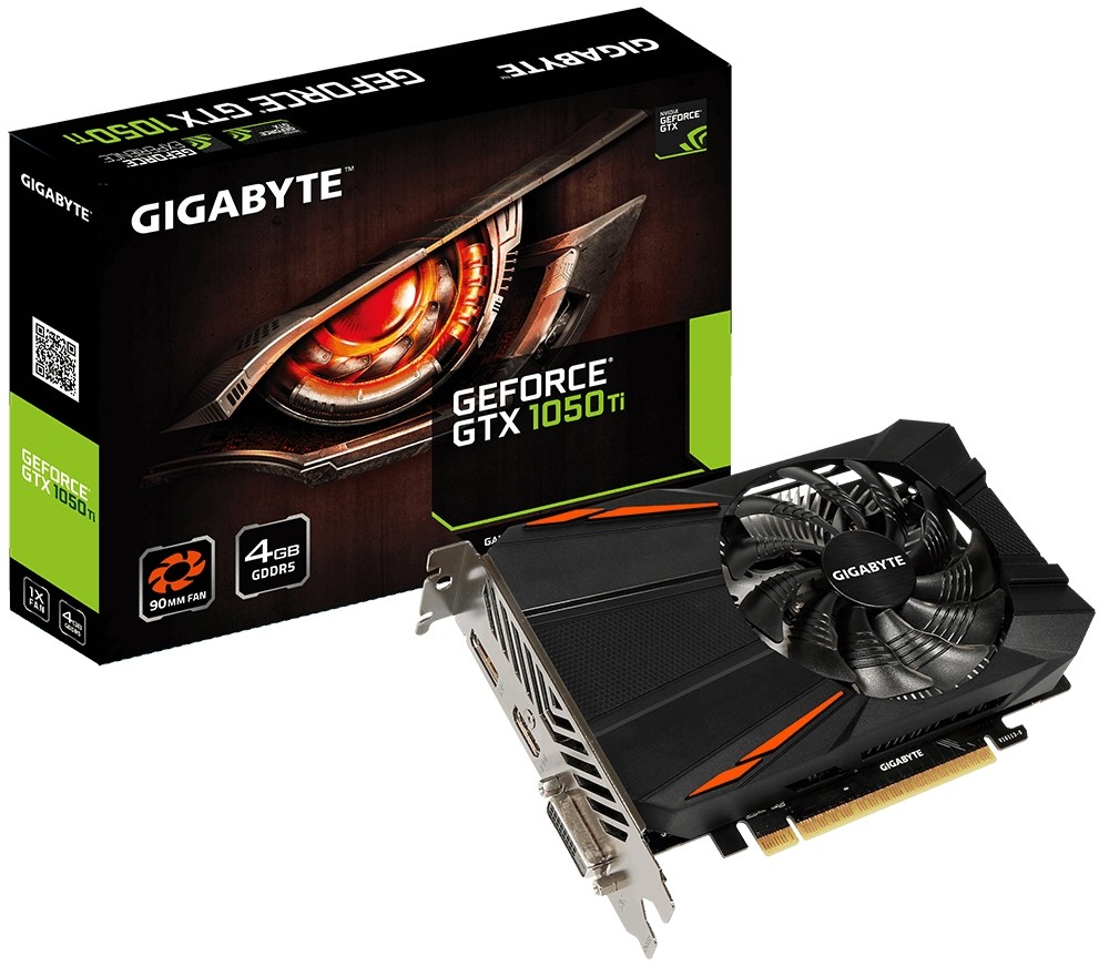Видеокарта Gigabyte GeForce GTX 1050 Ti D5 4G (GV-N105TD5-4GD)
