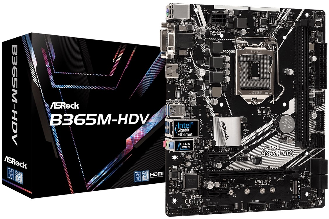 Материнская плата ASRock B365M-HDV