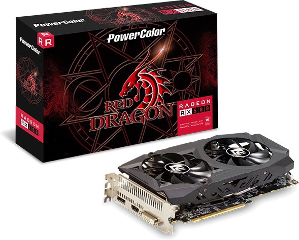 Видеокарта PowerColor Radeon RX 580 AXRX 580 8GBD5 DHDV2/OC
