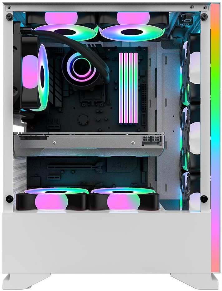 Корпус 1stPlayer BS-3-3R1-WH белый