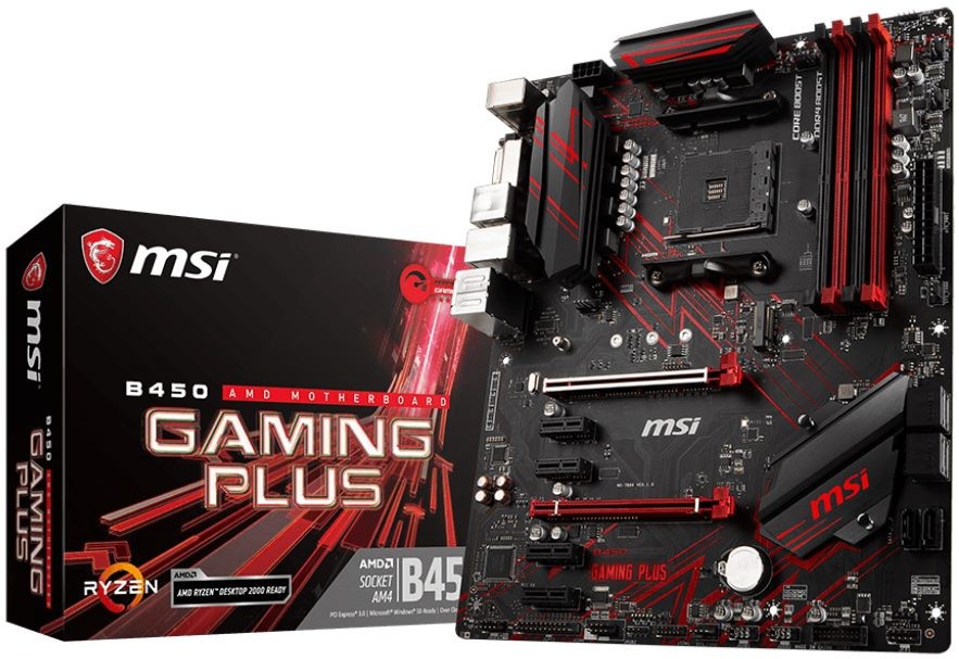 Max Am4 Msi B450 Gaming Plus Max Stores Motherboard Msi B450