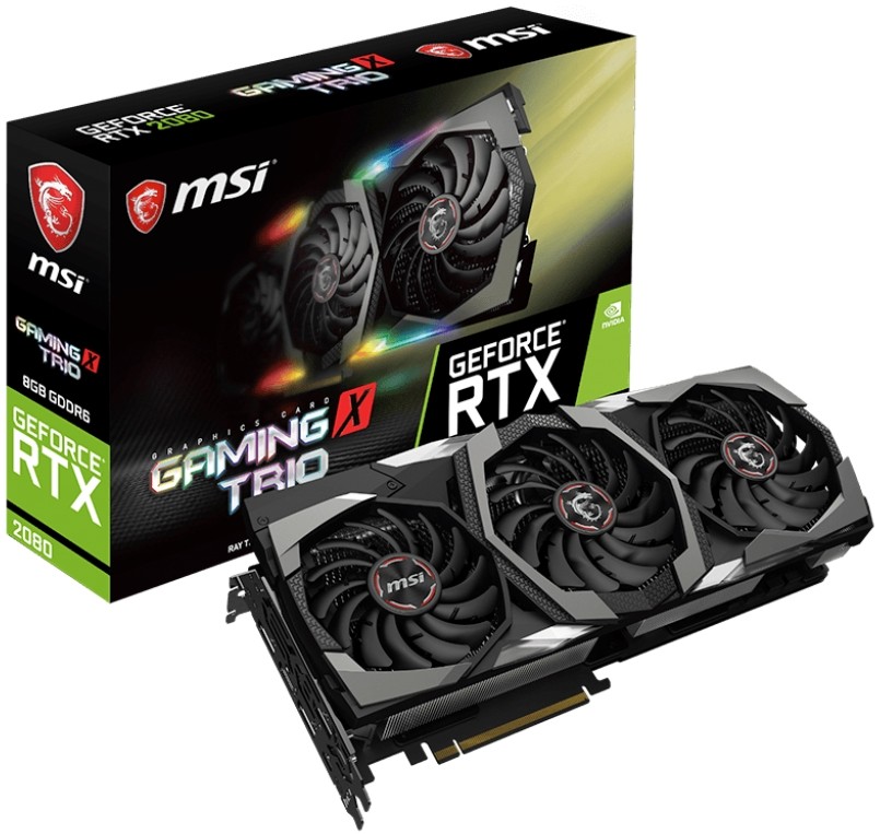 Видеокарта MSI GeForce RTX 2080 GAMING X TRIO