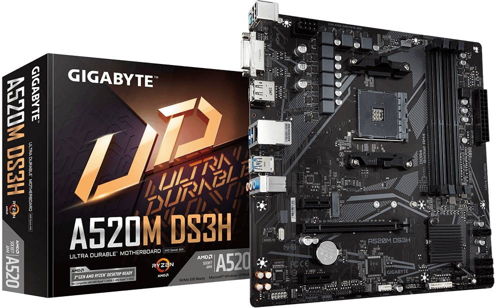 Материнская плата Gigabyte A520M DS3H