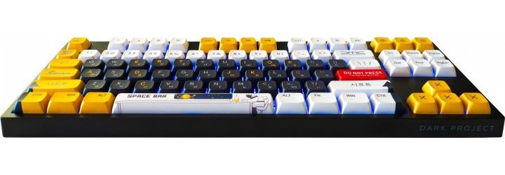 Клавиатура Dark Project KD87A LTD ABS Gateron Optical 1.0 Silver Switch (DP-KD-87A-020210-GSL)