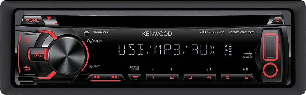 Автомагнитола Kenwood KDC-3057UG. Обзоры, Инструкции, Ссылки.